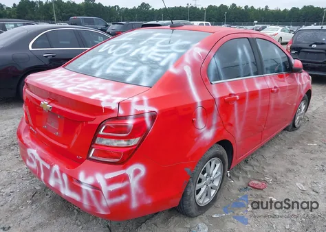 2017 Chevrolet Sonic Lt Auto z USA, uszkodzony, nr VIN 1G1JD5SH1H4141021